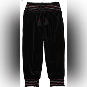 Peek velour joggers size 4-5 NWT